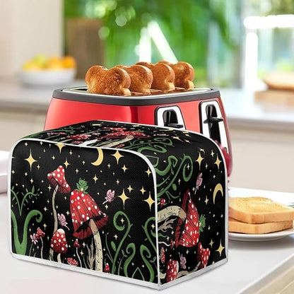 ZFRXIGN Butterfly Mushroom Toaster Cover 4 Slice Wide Slot Toaster Dust Covers - Image 3