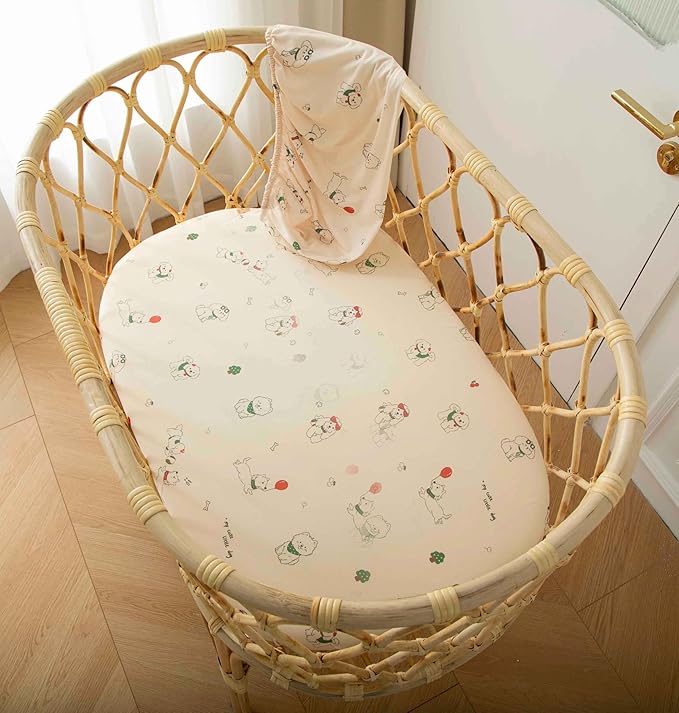 SDY Dog Bassinet Sheets Boys Girls, Fit - Image 2