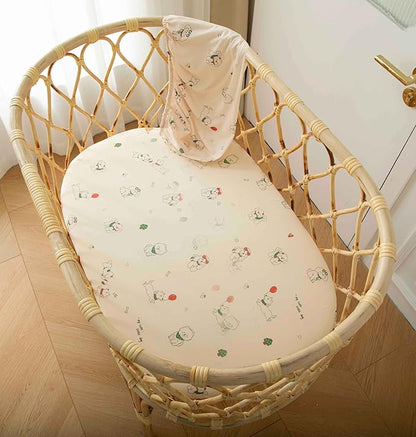 SDY Dog Bassinet Sheets Boys Girls, Fit - Image 2