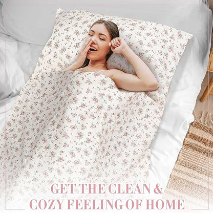 Sleeping Bag Liner 100% Cotton for Women Adult, 86 x 41 Pastoral Floral Cotton - Image 7