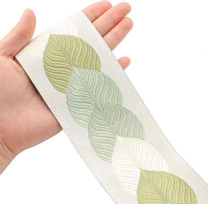 AIETSYEI Boho Jacquard Ribbon Floral Ribbon 2.8 Inch Wide Embroidery Jacquard - Image 3