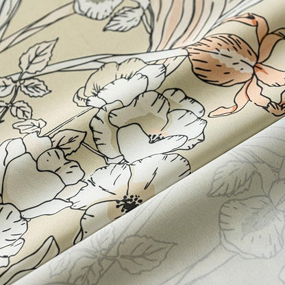 ENJOYBRIDAL Floral 84 Inch Curtains 2 Panel Set Bedroom Farmhouse Drapes Semi - Image 5