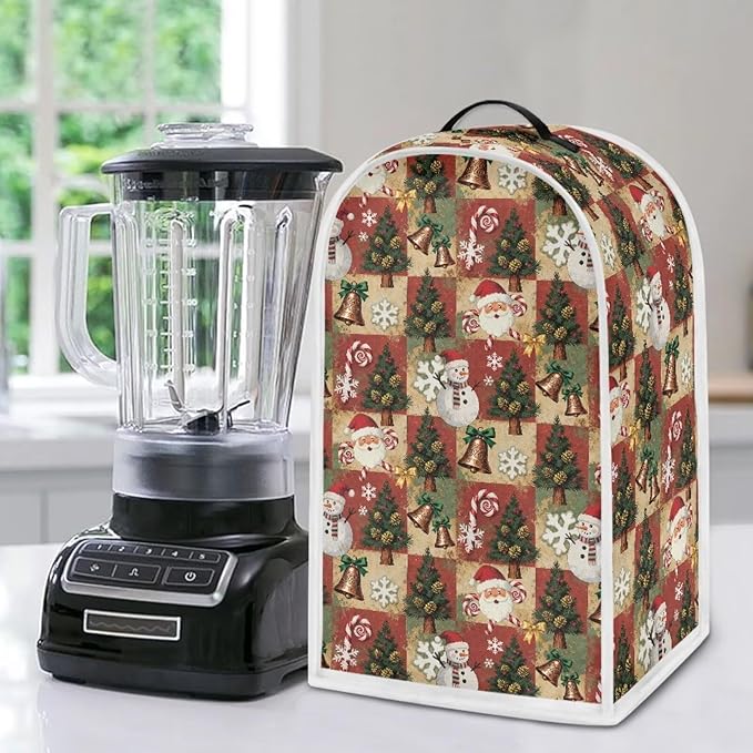 Christmas Print Blender Cover Dust Cover - Image 4