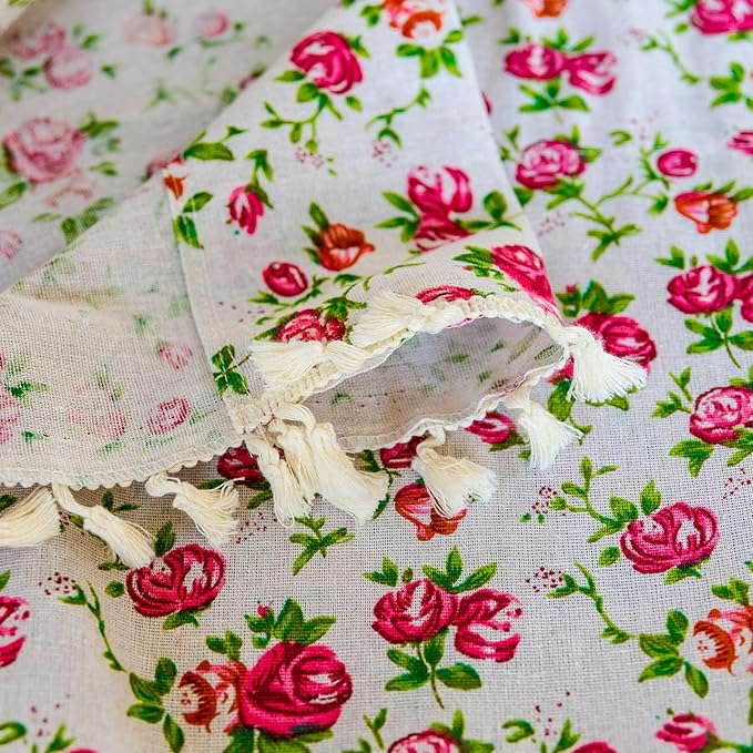 ENJOYBRIDAL Floral 63 Inch Curtains - Image 5