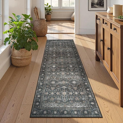 Collive Washable Runners Rug for Hallway, 2x6 Boho Kitchen Runner Rugs Non Slip by Collive