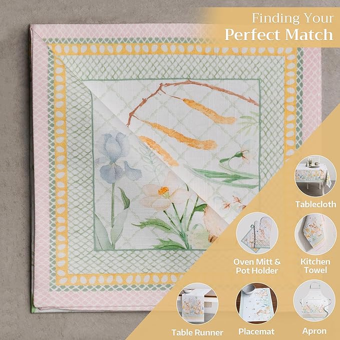 Maison d' Hermine Cloth Napkins Set of 4 100% Cotton Everyday Reusable Square - Image 6