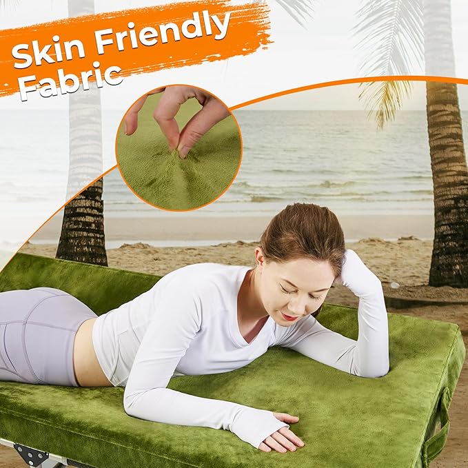 BDEUS Memory Foam Camping Mattress Pad 3inch Waterproof Roll Up Bed Sleeping Mat - Image 7