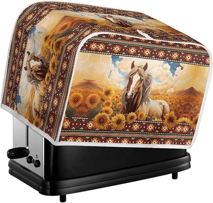 Aztec Horse Sunflower Printed Toaster Cover - Image 6