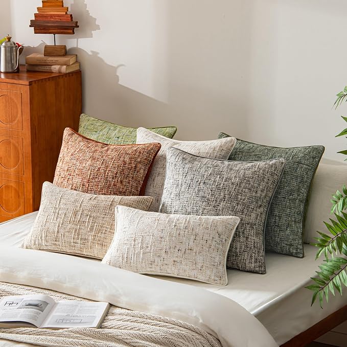 a moment Christmas Beige Reversible Pillow Covers 2 Pack - Image 7