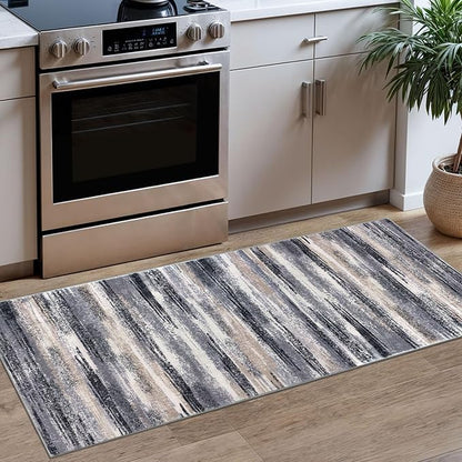 Modern Abstract Runner Rug 2x5 by lansny
