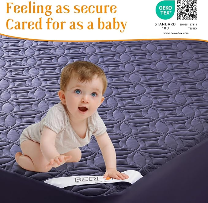 BEDLORE Waterproof Mattress Protector, Full Size Mattress Pad - Image 8