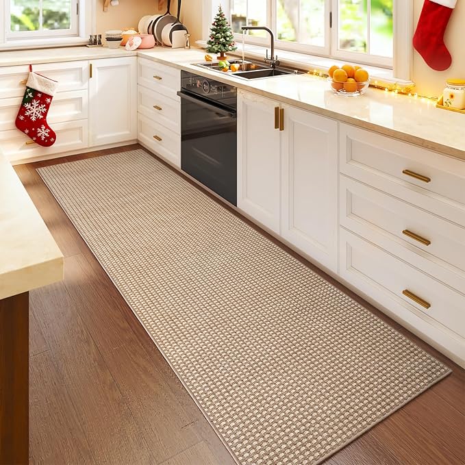 2x6 ft Boho Kitchen Runner Rugs Mat Non Slip Woven Runners by YDKGL