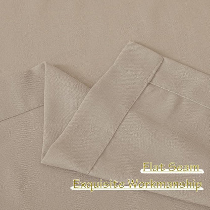NICETOWN Thick Linen Curtains for Farmhouse 90 inches Long, Pinch Pleated - Image 9
