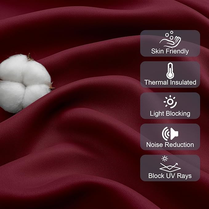 Gwine Short Curtains for Bedroom 45 Inches Long, Short Half Window Kitchen - Image 5