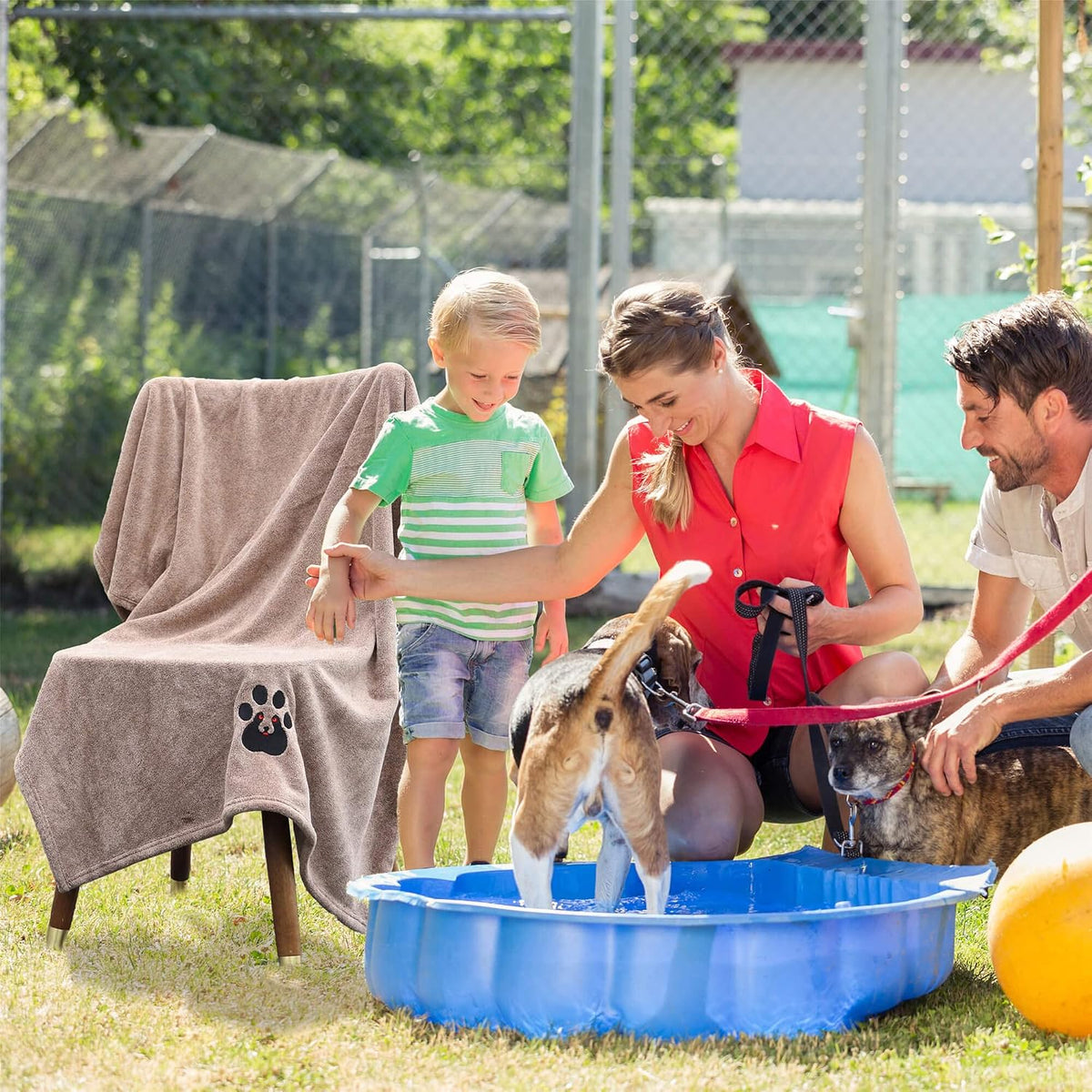 dogvingpk extra large dog towels for drying dogs, close-up detail