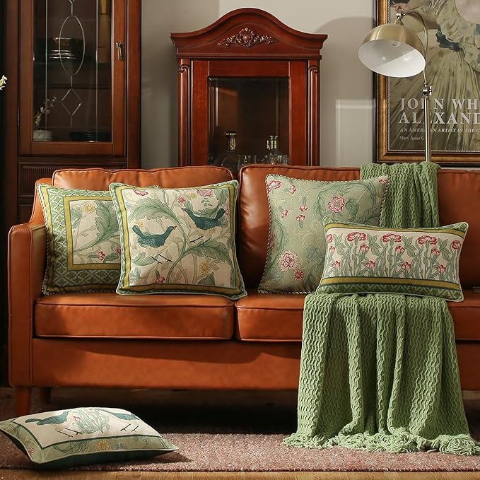 patdrea Designer Pack of 2 Rectangle Throw Pillow Covers, French Vintage Rustic - Image 5