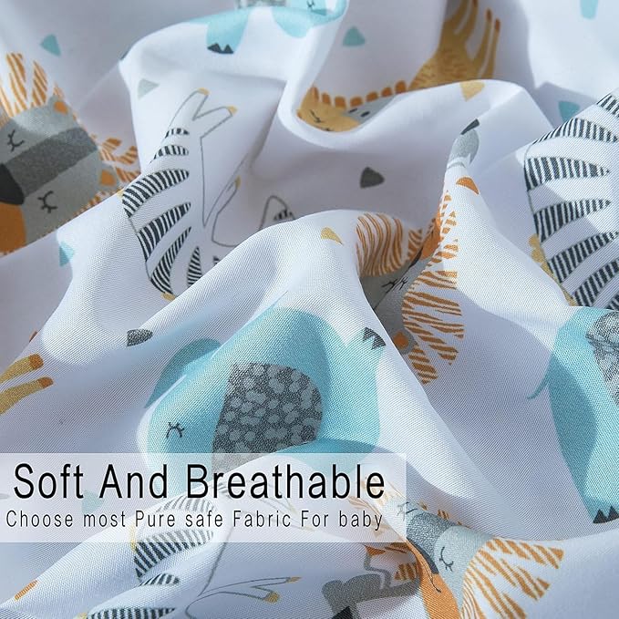 Bimocosy Crib Sheets 4 Pack, Baby Crib Sheets Fitted - Image 5