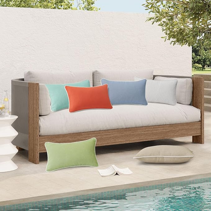 Decorative Outdoor Water Repellent Throw Pillows - Image 5