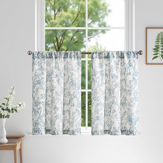 jinchan Floral Kitchen Curtains - Image 8