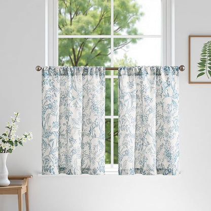jinchan Floral Kitchen Curtains - Image 8