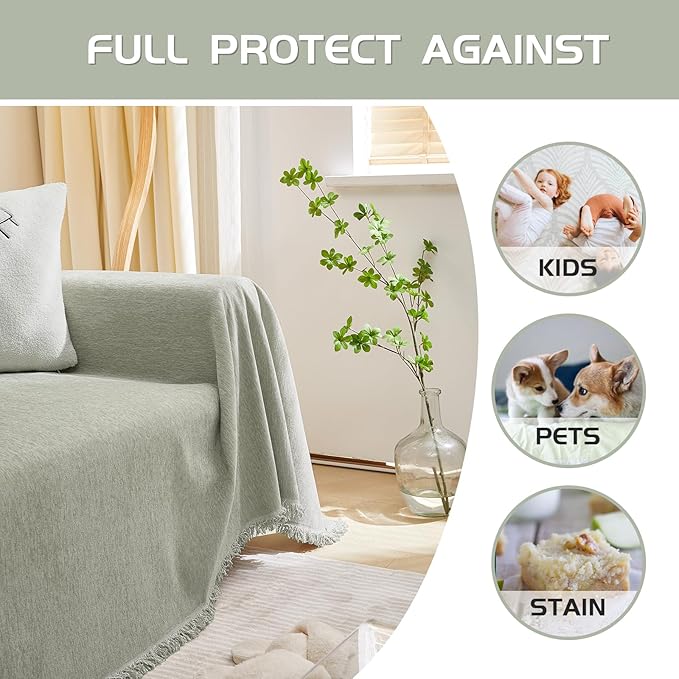 MEETSKY Green Sofa Covers for Dogs - Image 7