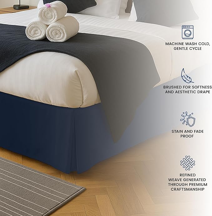 Utopia Bedding King Bed Skirt - Image 5