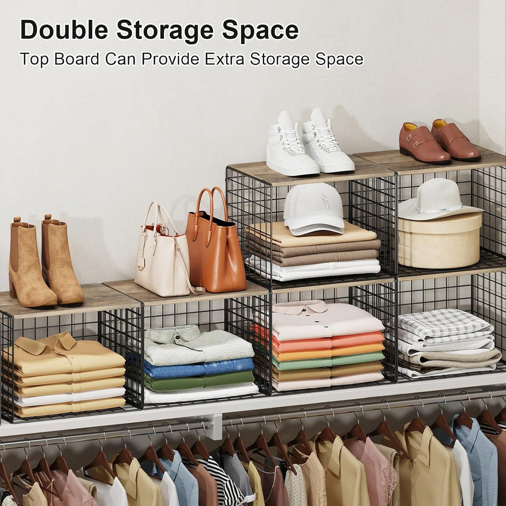 Widened and Heightened Large Capacity Closet Organizers And Storage Shelf