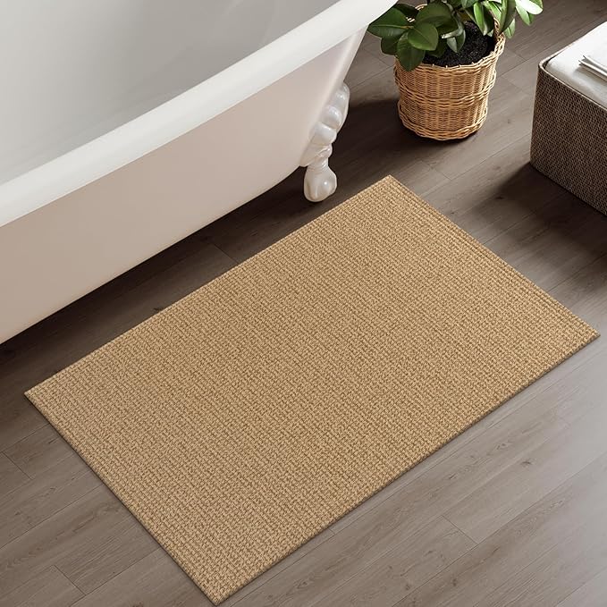 Uphome Boho Bathroom Rugs, 2x3 Washable Small Area Rug by Uphome
