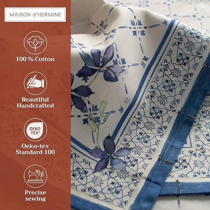 Maison d' Hermine Cloth Napkins Set of 4 100% Cotton Everyday Reusable Square - Image 2