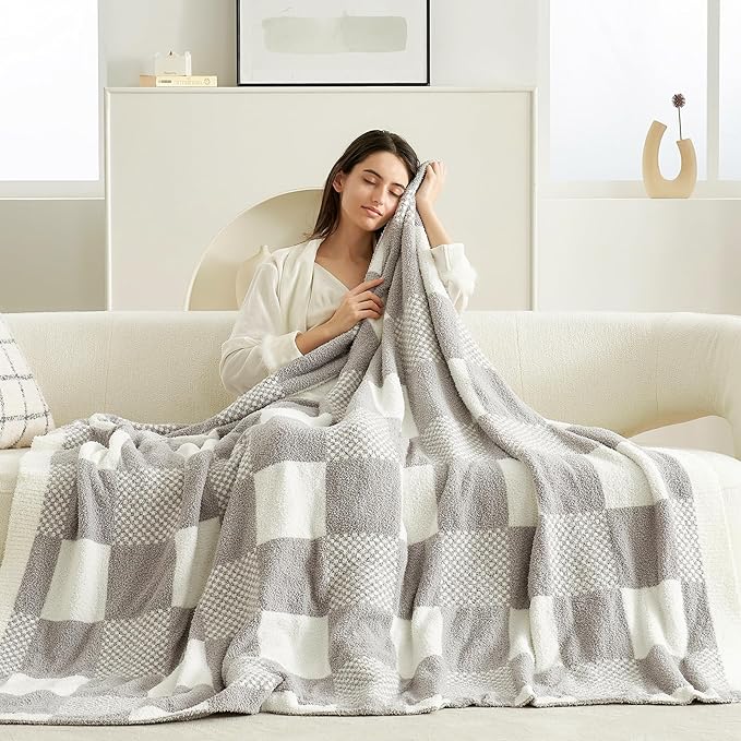 Snuggle Sac Checkered Blanket, 60x80 inches - Image 6