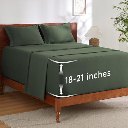 Bedsure Deep Pocket Queen Sheets Set by BEDSURE