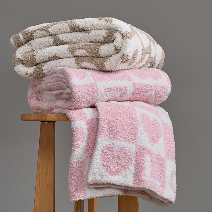 Joiedomi Throw Blanket for Couch Bed Sofa, Knitted Blankets Gifts for - Image 7