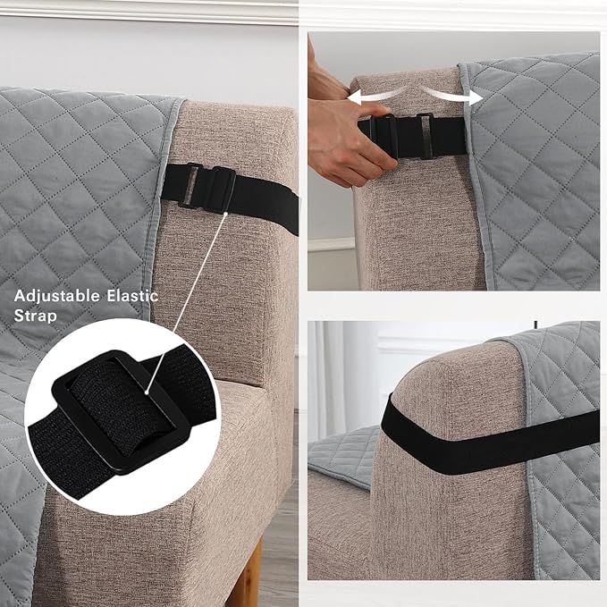 H.VERSAILTEX Reversible Futon Cover Water Repellent Armless Sofa Slipcover - Image 3