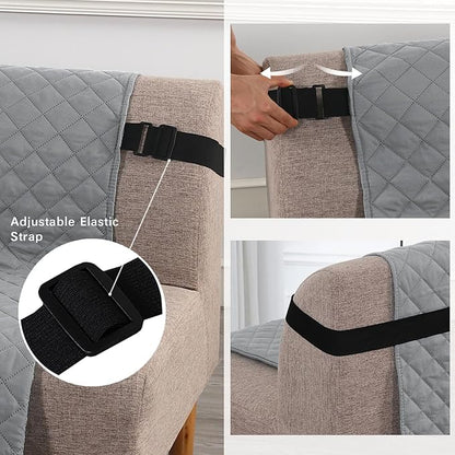 H.VERSAILTEX Reversible Futon Cover Water Repellent Armless Sofa Slipcover - Image 3