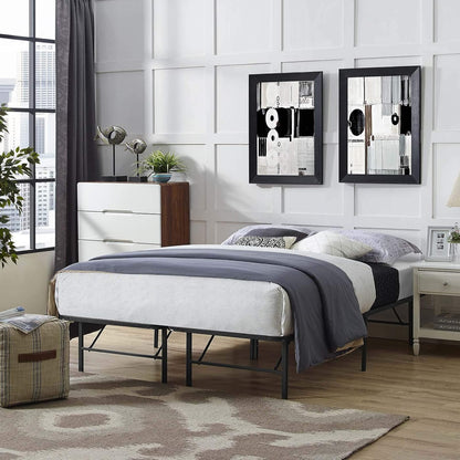 modway mod-5429 fba_ horizon replaces box spring-folding metal shown in use