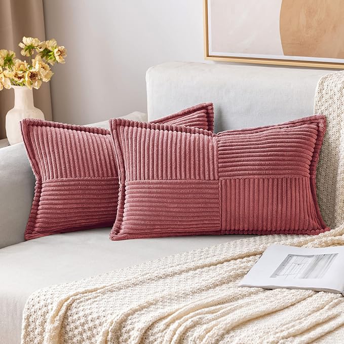 MIULEE Decorative Lumbar Throw Pillow Covers by MIULEE