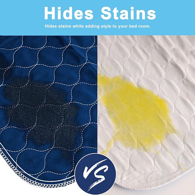 Alsunny® Pads for Beds for Incontinence Adults 36x52 Inch, Washable Pee Pads - Image 6