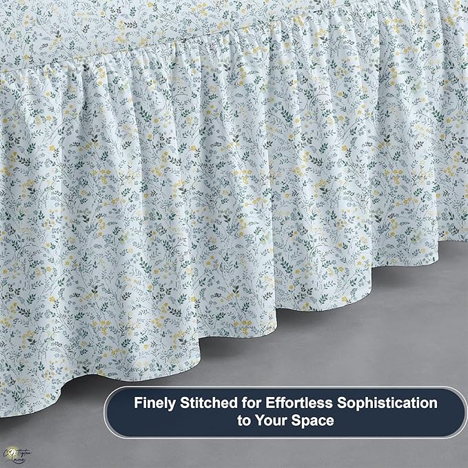Cottington Lane Ruffled Bed Skirt King Size - Image 9