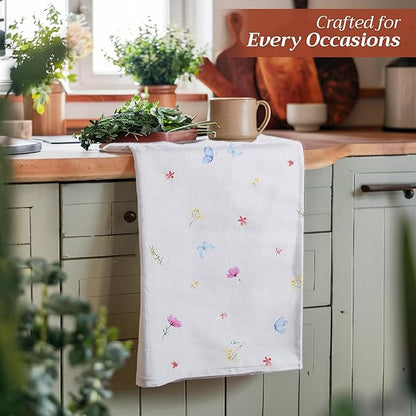 Maison d' Hermine Kitchen Towels Set of 2 100% Cotton 27.50" x 20" Reusable - Image 6