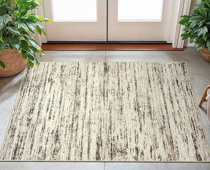 Modern Abstract Small Area Rug Indoor 3x5 Washable Rug Non-Slip Soft Entryway - Image 2