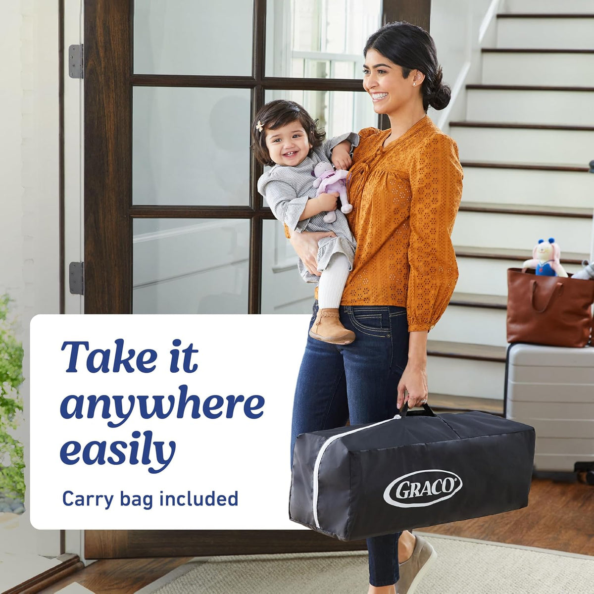 graco on the go pack 'n play playard, package contents