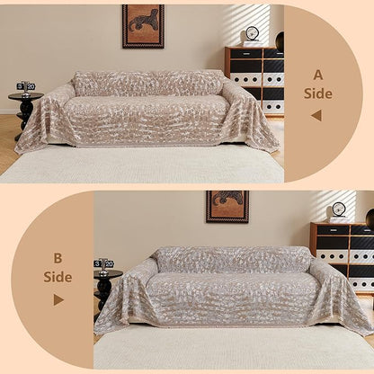 MYSKY HOME Couch Covers for 3 Cushion Couch Sofa, Chenille L Shape Sectional - Image 7