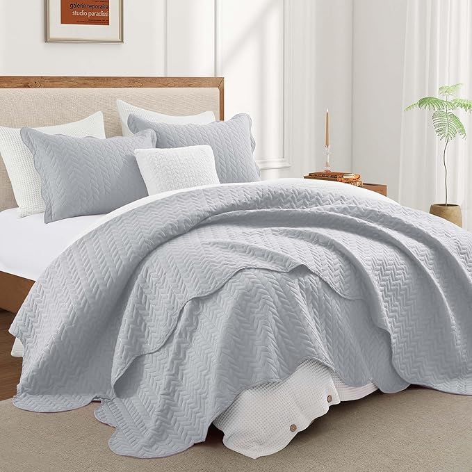IR Imperial Rooms 8 Pack California King Quilt Bedding Set - Image 7