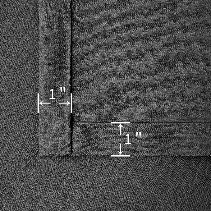 BGment Natural Linen Look Semi Sheer Curtains - Image 5