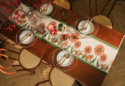 13×72 Inch Table Runner, Retro-Luxury Tassels Series - Image 3