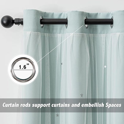 indistar Star Cutout Kids Window Blackout Curtains - Image 4