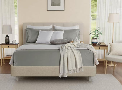 100% Cotton Sheets California King Size Sheets Set, Cal King Sheet Set - Image 8