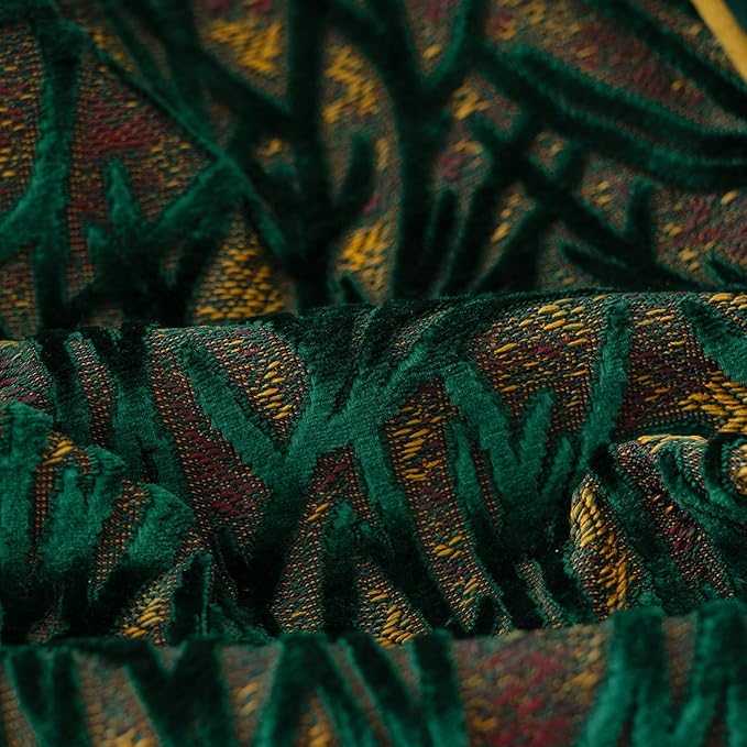 Yangest Green Twigs Throw Pillow Cover Velvet Branches Velvet Cushion Case - Image 3