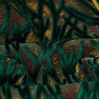 Yangest Green Twigs Throw Pillow Cover Velvet Branches Velvet Cushion Case - Image 3