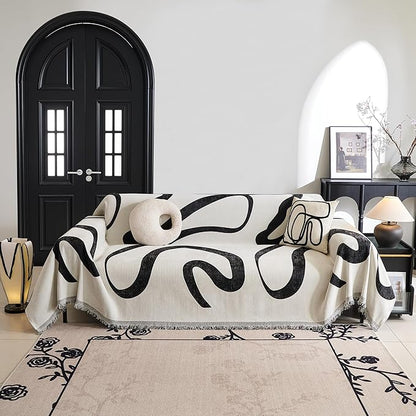 MYSKY HOME Boho Couch Cover Super Soft Couch Covers - Image 8